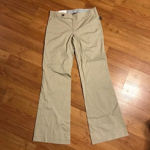 Gap x-long Straight Flared leg khaki pants sz 8